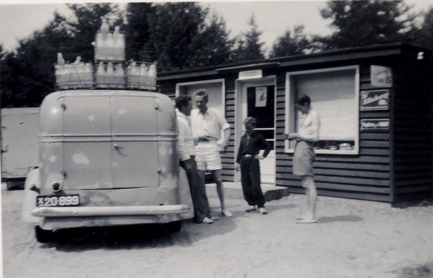Kiosken i Vesterlund, historisk billede